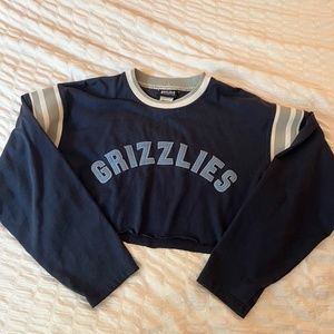 Cropped Memphis Grizzlies Long Sleeve